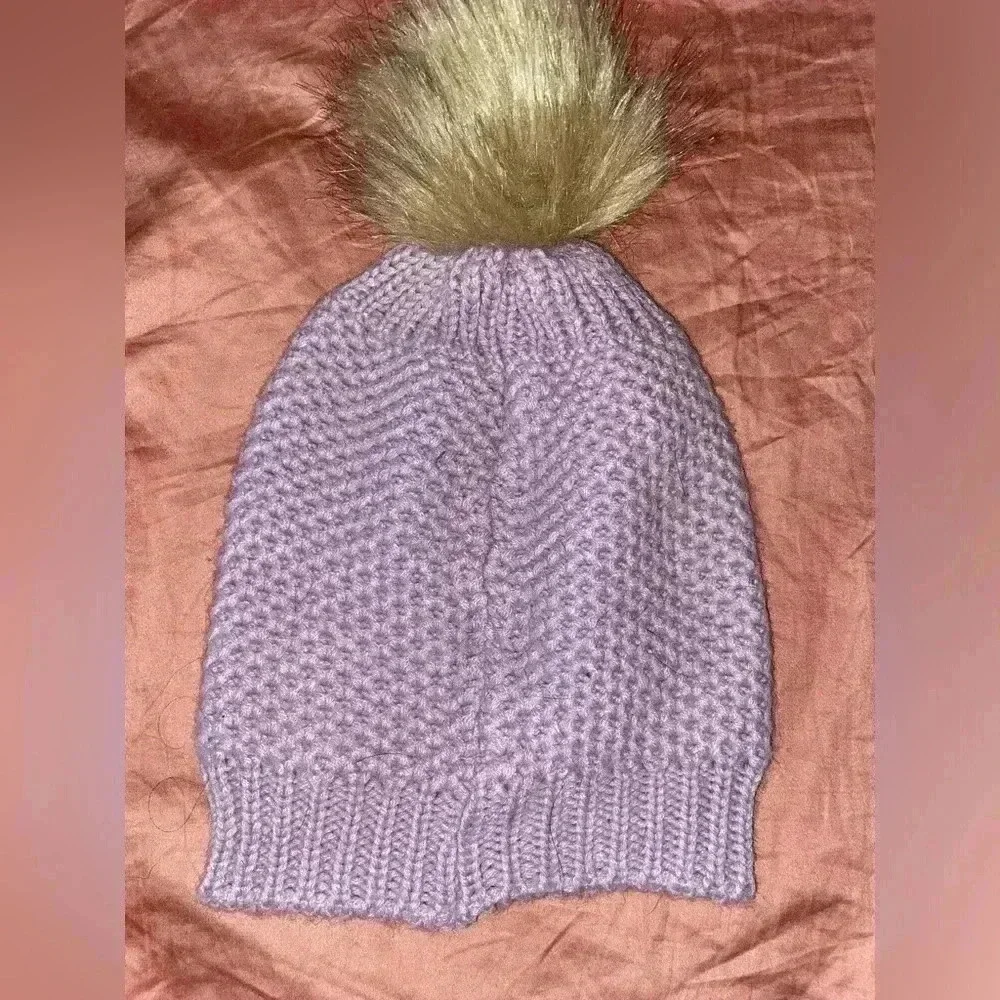 Bebe Women’s Rhinestone PomPom Beanie